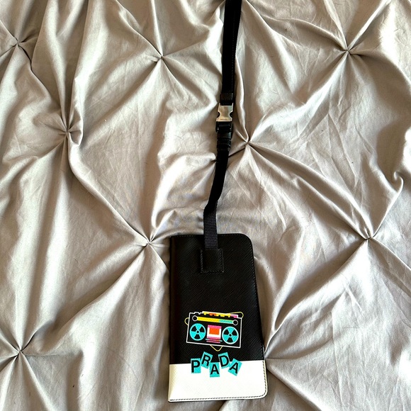 Prada phone lanyard with card slots - Picture 1 of 2